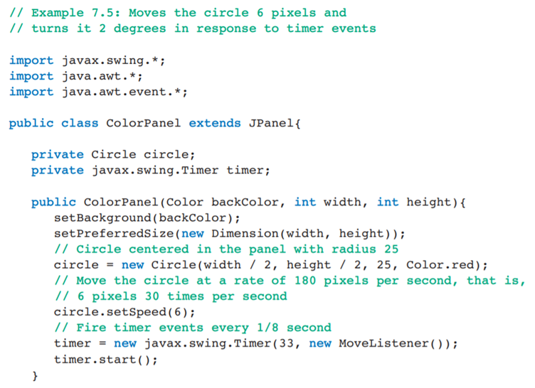 In Example 7.5 (moving a ball in a circle), try to predict the effect of each of the following and...-1