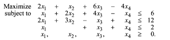 Find a nonbasic feasible optimal solution of the following problem: (Hint: Let the initial basis...-2