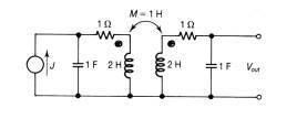 Find the voltage transfer function using (a) the method of this chapter, (b) the equivalents in Fig....-2