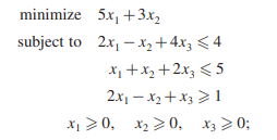 a) Using the simplex method solve b) Using the work done in Part (a) and the dual simplex method,...-2