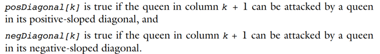 Instead of using an 8-by-8 array to represent the board in the Eight Queens program, you can use a...-9