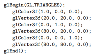 Show by computation that the interpolated color value at the centroid (whose barycentric coordinates...-1