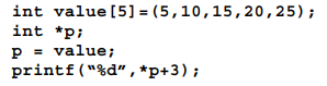 Is this segment of code correct? What value does this segment of code display?-2