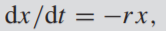 The basic equation for modelling radio-active decay is where is the amount of the radio-active...-1