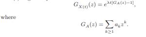 Consider the generalization of the ordinary Poisson process, called the compound Poisson process. In...-2