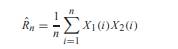 An experimental trial produces random variables X 1 and X 2 with correlation r = E[X 1 X 2 ]. To...-1