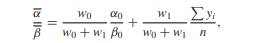 Show that for the gamma-Poisson case with w 0 > 0 and w 1 > 0.