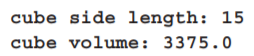 Write a program to do the following: (a) Declare a variable named side that can hold an integer. (b)...-2