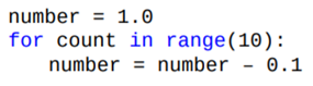 Try executing the following statements: What is the final value of number? What should it be and why...