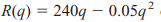 MARGINAL ANALYSIS A manufacturer’s total monthly revenue is dollars when q units are produced and...