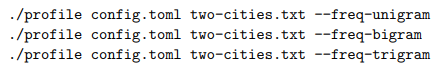 Frequency Analysis. Perhaps the most common text-processing technique is frequency counting. This...-3