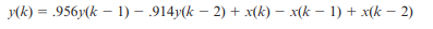 Consider the following linear discrete-time system. Create a MAT-file called prob2_47 that contains...-5