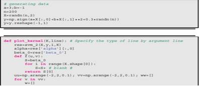 In the following, using f : Rp ? V , we replace xi ? Rp, i = 1,...,N, with f(xi) ? V . Thus, ß ? Rp...-1