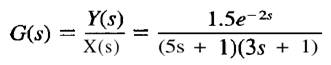 Develop the recursive computing formula to simulate a continuous system with the transfer function...