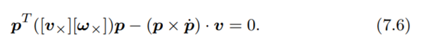 The focus of expansion. Consider an infinitesimal translational motion (? = 0). We define the focus...