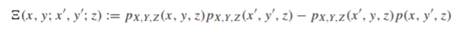 Conditional independence Consider three random variables (X, Y, Z) with joint probability function...-2