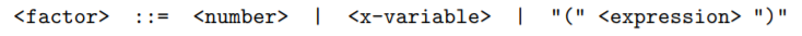 The parsing programs in Section 9.5 work with expressions made up of numbers and operators. We can...