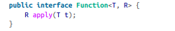 Questions about the Function functional interface (Example 2-15). Example 2-15. The function...-1