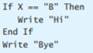 Suppose that X = "A". What is displayed when code corresponding to the following program segment is...-1