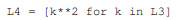 Execute the following statements: 1. What is the content of L3? 2. Try to predict the outcome of the...-3