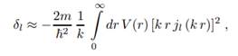 Prove the equivalence of the Born approximation for scattering phases (9.76), and the Born...-1