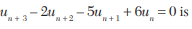 y n = A 2 n + B 3 n , is the solution of the difference equation ... The solution of the difference...