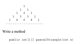 Pascal’s Triangle, named after the French mathematician Blaise Pascal (1623-1662), holds binomial...