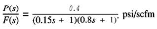 Consider the pressure control system shown in Fig. P8-1. The pressure in the tank can be described...-1