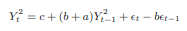 Show that the squared log-returns have an ARMA (1,1) representation in the sense that: for some weak...-1