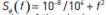 The PSD of the instantaneous phase of a 10 MHz clock signal is described by in units of rad2 / Hz....-2