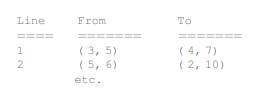 Write a script that creates a vector of line segments (where each is a nested structure as shown in...