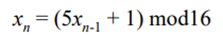 Generate 15 numbers using a seed of in the following generator: Perform a K-S test and check whether...-2