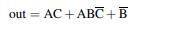 Implement a two-bit multiplier with inputs A[1:0] and B[1:0] and an output C[3:0] using one-bit...