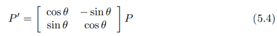 Use Equation (5.4) to prove that the composition of rotations about the origin is another such and...