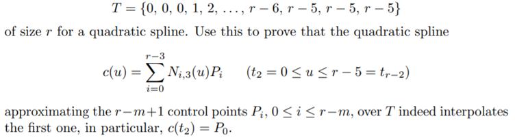 Use the CdM formula to show that over the standard knot vector For the record here’s a proposition:-2