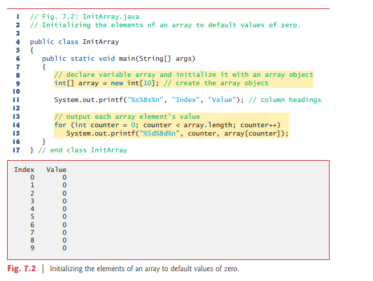 Rewrite Fig. 7.2 so that the size of the array is specified by the first command-line argument. If...