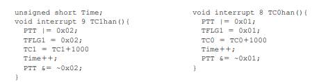 Redesign the transmitter portion of Example 3.5 so the output occurs in the background using key...-1