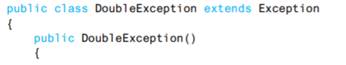 Suppose the exception class ExerciseException is defined as follows: What output would be produced...-6