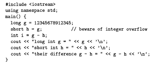 Compile and run the program on your computer. Does your compiler warn you about integer overflow? It...