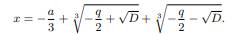 By dividing by its nonzero leading coefficient, any cubic equation can be put into the form...-6