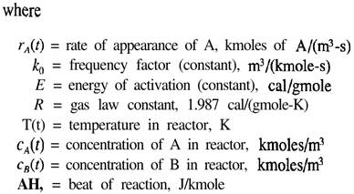 Consider the chemical reactor shown in Fig. P3-16. In this reactor, an endother- mic reaction of the...-4