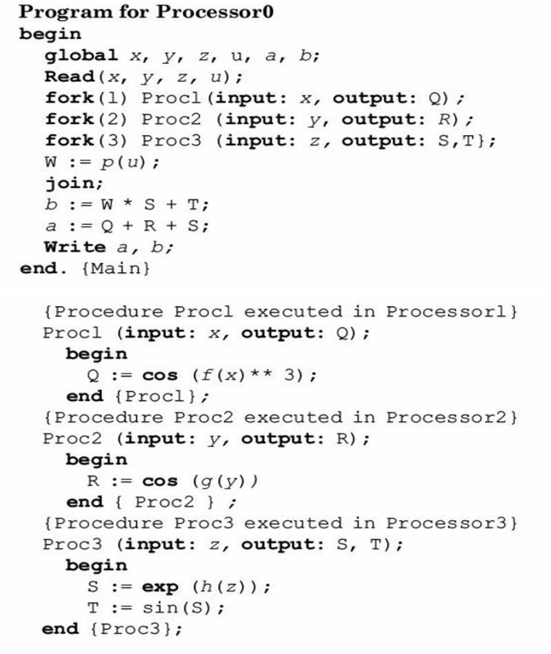 The following is an equivalent program of Exercise 8.5. Convert the above program into an equivalent...