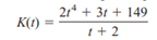 PRODUCTION The number of units Q of a particular commodity that will be produced with K thousand...-2