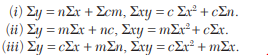 The method of group averages is based on the assumption that the sum of the residuals is ¼ To fit...