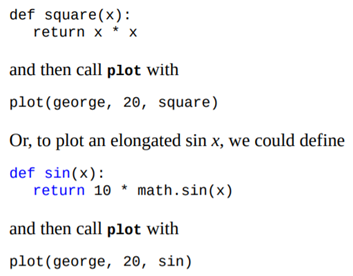 Python also allows us to pass function names as parameters. So we can generalize the function in...-3