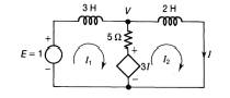 Find the voltae V. This can be done in three ways: conveniently by finding first I1 and then...