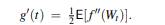 Let f be a twice continuously differentiable function, and let W t be a standard Wiener process. (a)...