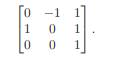 Describe in words what this 2D transform matrix does: