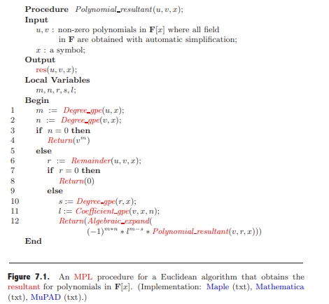 Let u = x 3 - 1 and v = x 3 + 2. (a) Give the Sylvester matrix S(u, v, x). (b) Compute res(u, v)...