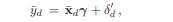 A two-level model yid = x id ß +d d +e id can be ‘collapsed’ to the cluster level by defining a...